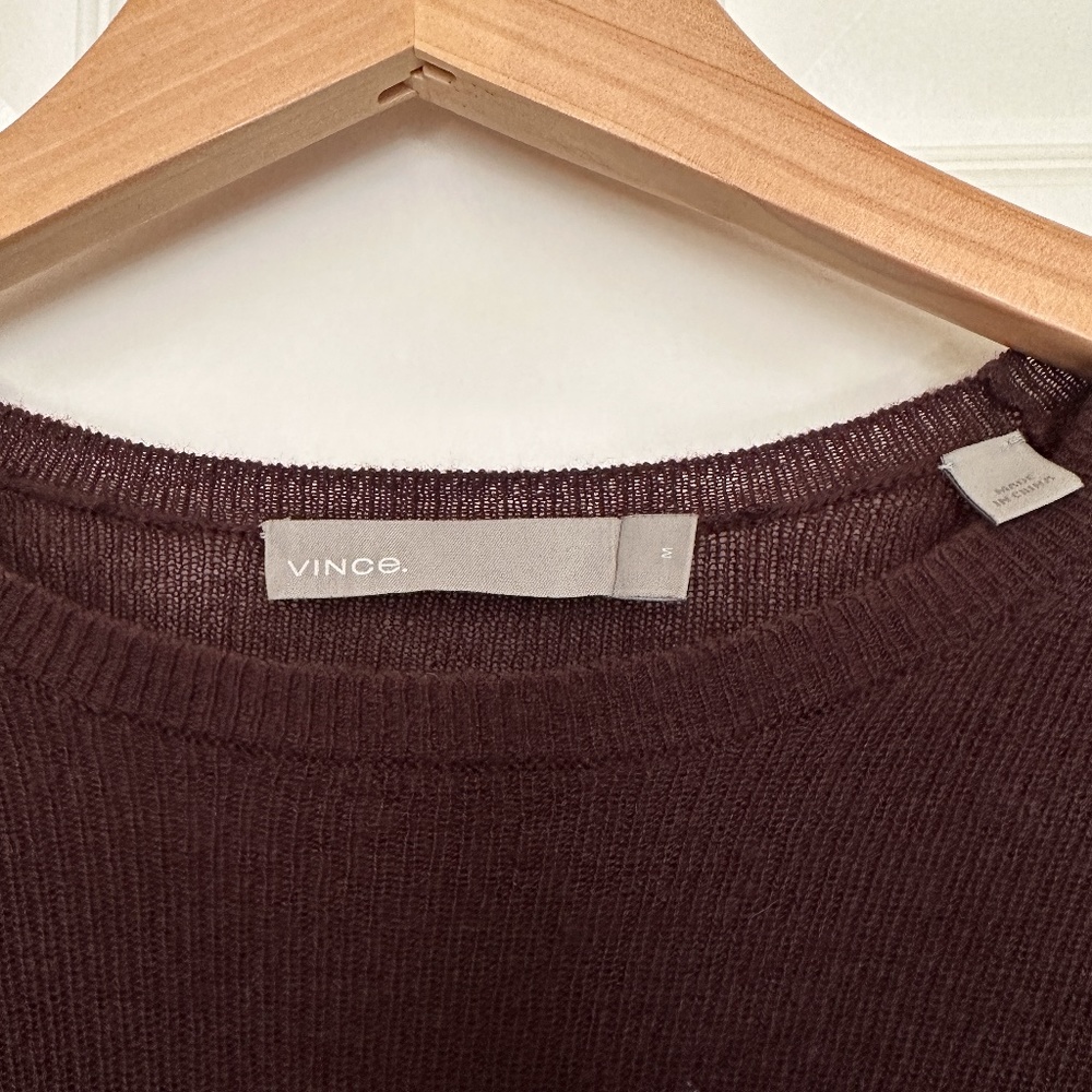 Lightweight Women's Cashmere Sweater by designer Vince  - Medium
